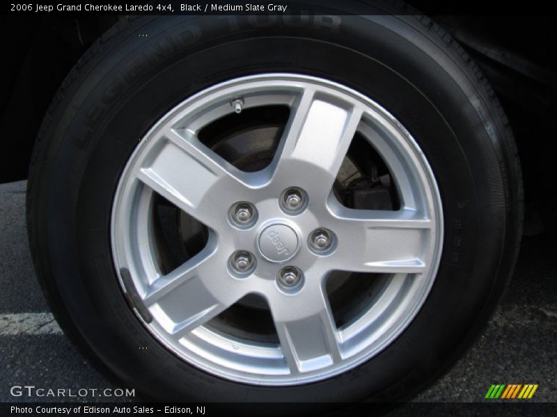 Black / Medium Slate Gray 2006 Jeep Grand Cherokee Laredo 4x4