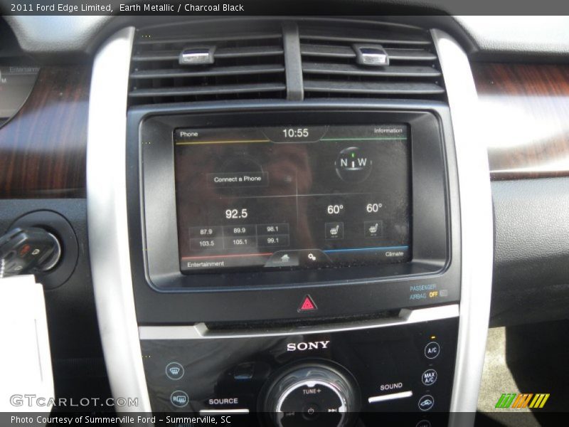 Earth Metallic / Charcoal Black 2011 Ford Edge Limited