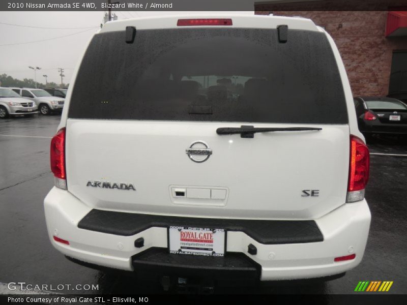 Blizzard White / Almond 2010 Nissan Armada SE 4WD