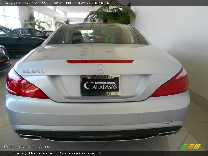 Iridium Silver Metallic / Black 2013 Mercedes-Benz SL 550 Roadster