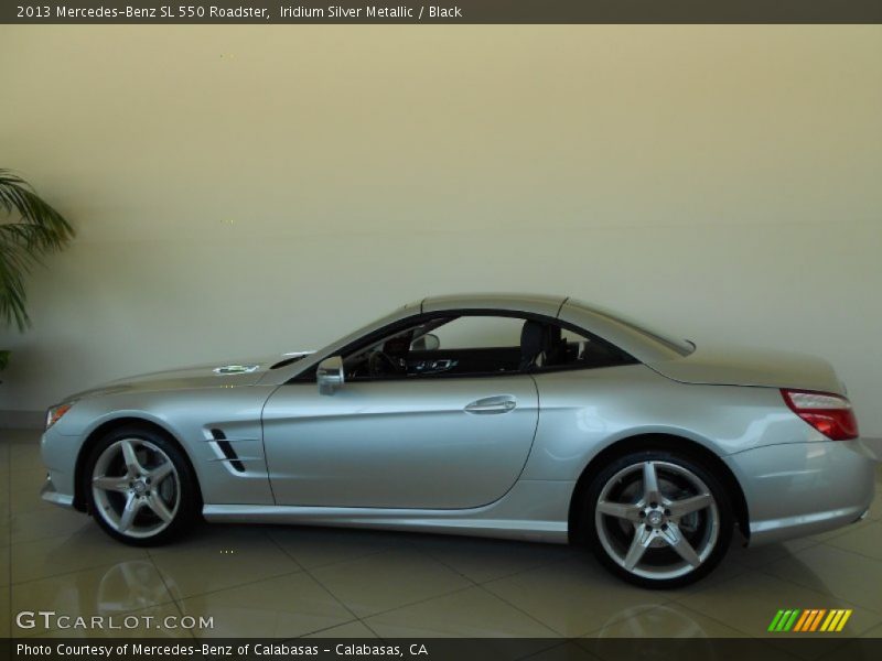 Iridium Silver Metallic / Black 2013 Mercedes-Benz SL 550 Roadster
