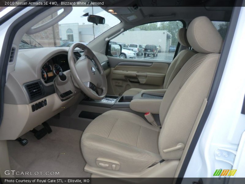 Blizzard White / Almond 2010 Nissan Armada SE 4WD