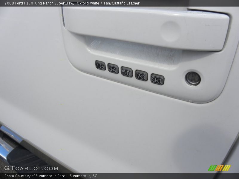 Oxford White / Tan/Castaño Leather 2008 Ford F150 King Ranch SuperCrew