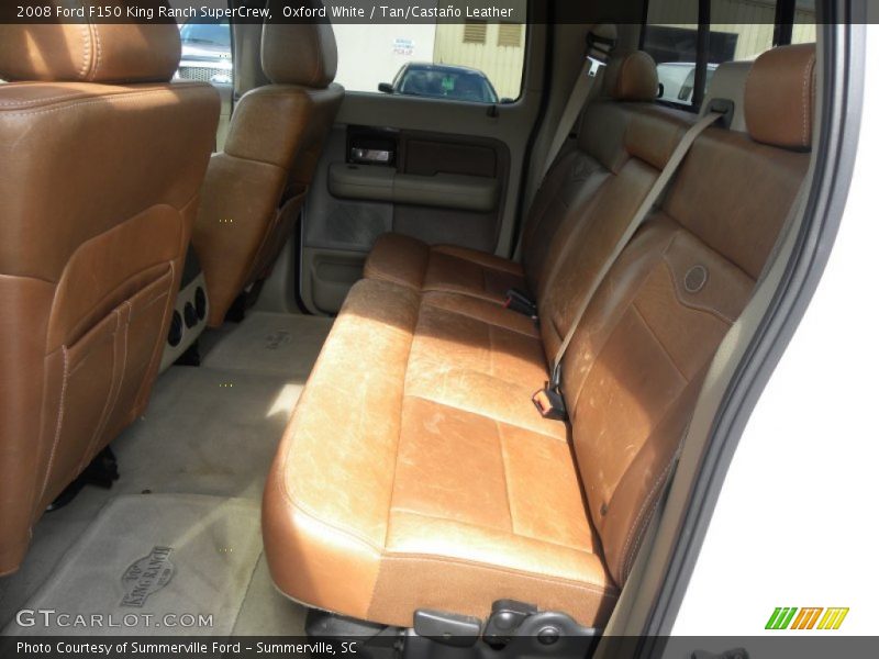 Oxford White / Tan/Castaño Leather 2008 Ford F150 King Ranch SuperCrew