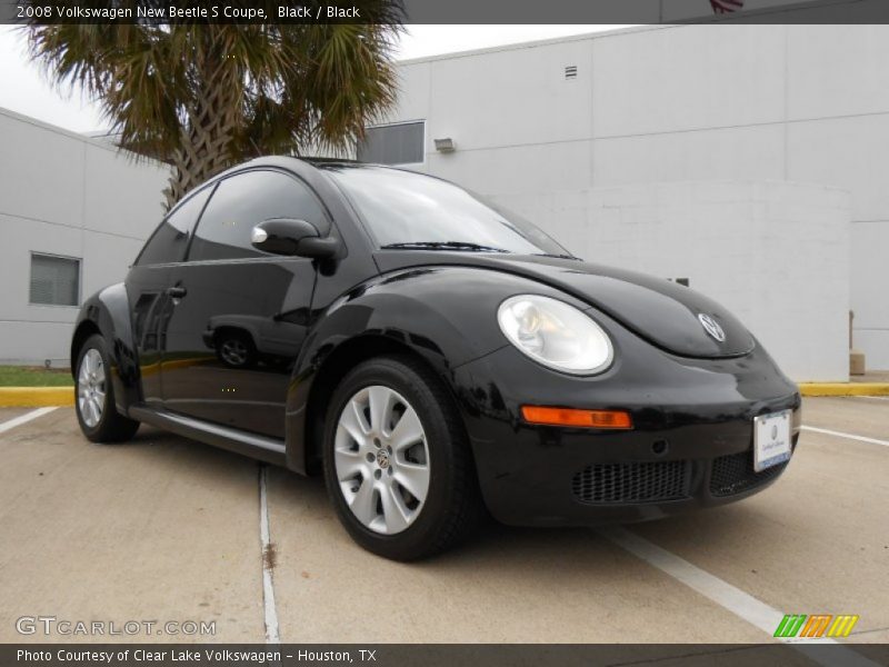 Black / Black 2008 Volkswagen New Beetle S Coupe