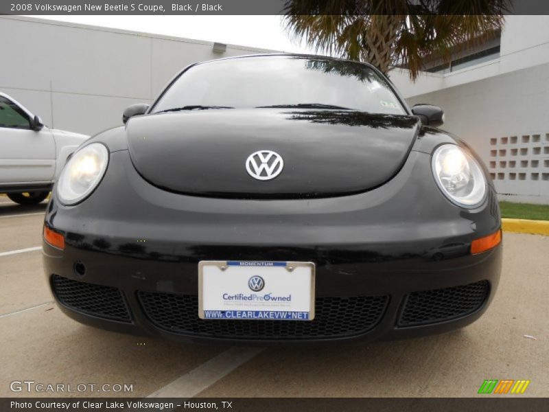 Black / Black 2008 Volkswagen New Beetle S Coupe