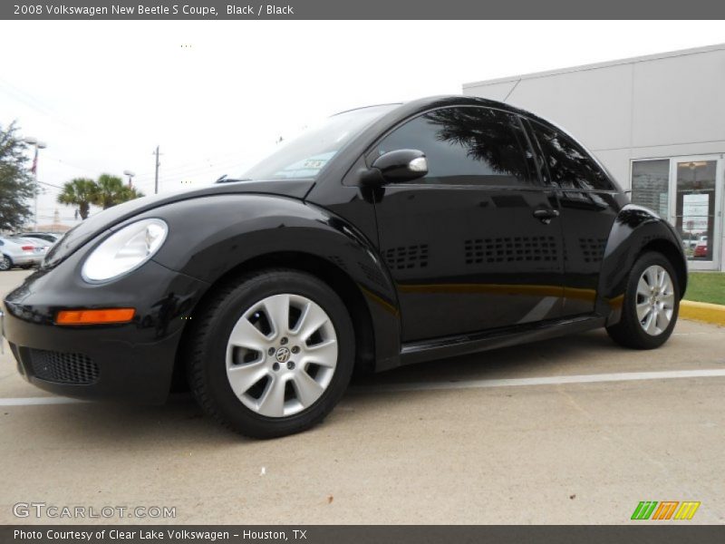 Black / Black 2008 Volkswagen New Beetle S Coupe