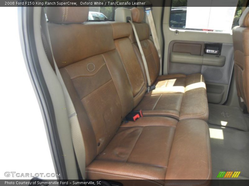 Oxford White / Tan/Castaño Leather 2008 Ford F150 King Ranch SuperCrew