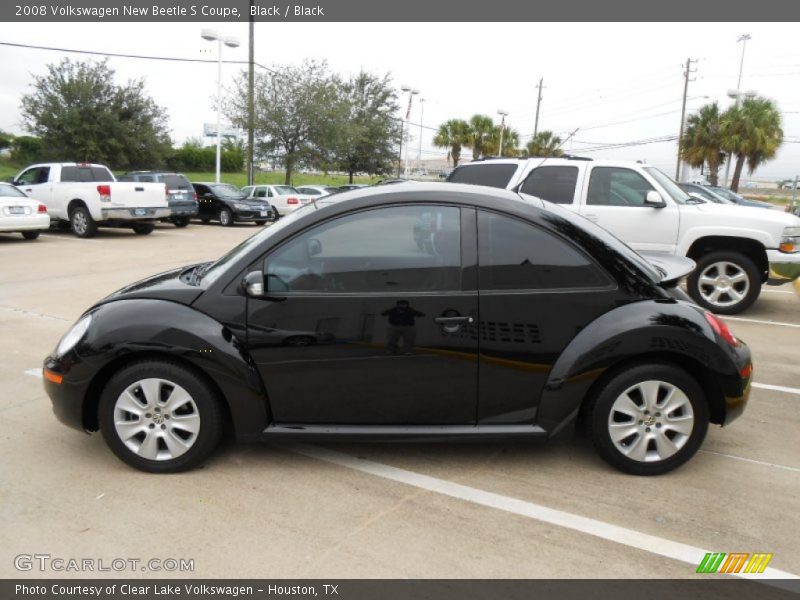 Black / Black 2008 Volkswagen New Beetle S Coupe
