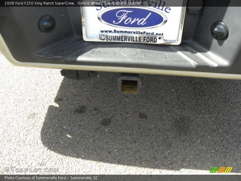 Oxford White / Tan/Castaño Leather 2008 Ford F150 King Ranch SuperCrew