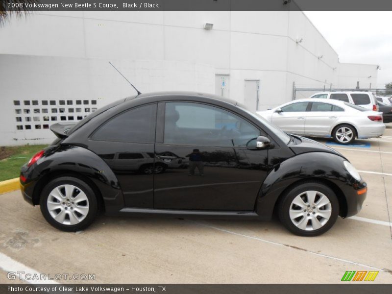 Black / Black 2008 Volkswagen New Beetle S Coupe