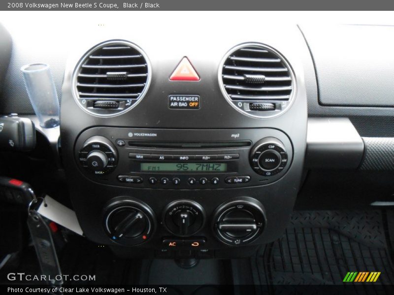 Black / Black 2008 Volkswagen New Beetle S Coupe