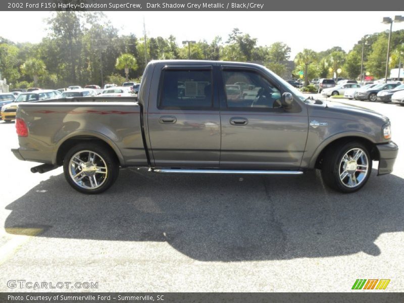 Dark Shadow Grey Metallic / Black/Grey 2002 Ford F150 Harley-Davidson SuperCrew