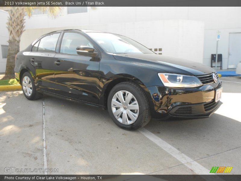Black Uni / Titan Black 2013 Volkswagen Jetta SE Sedan