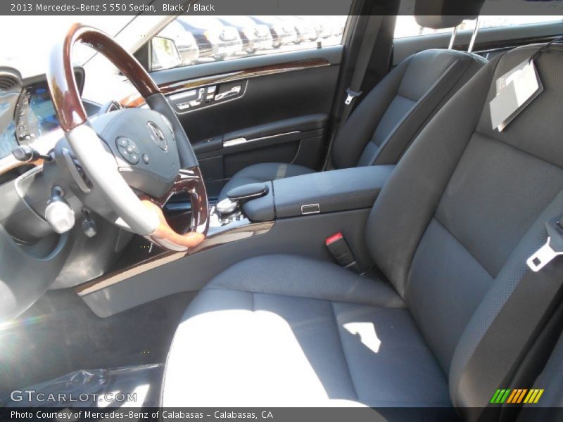 Black / Black 2013 Mercedes-Benz S 550 Sedan