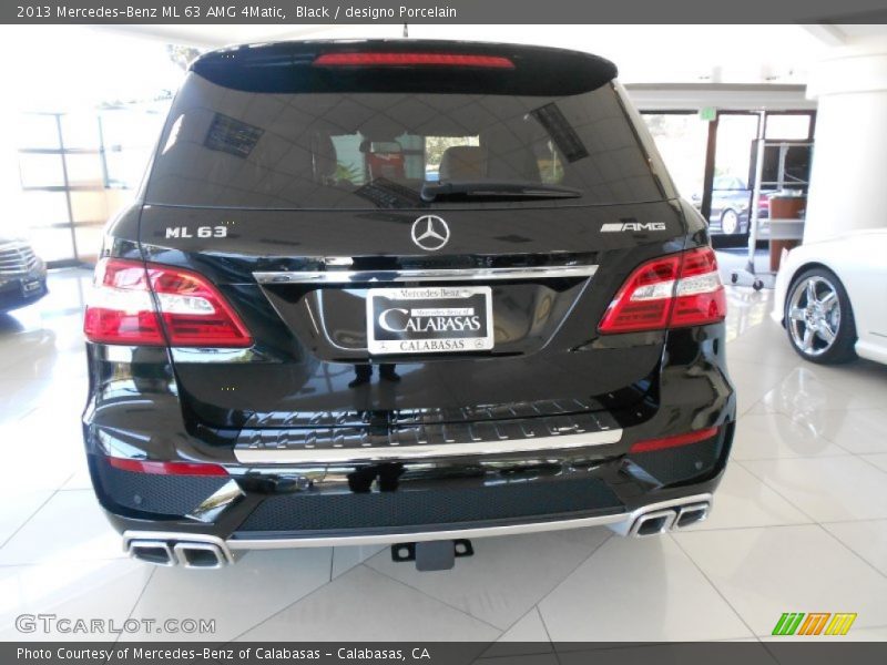 Black / designo Porcelain 2013 Mercedes-Benz ML 63 AMG 4Matic