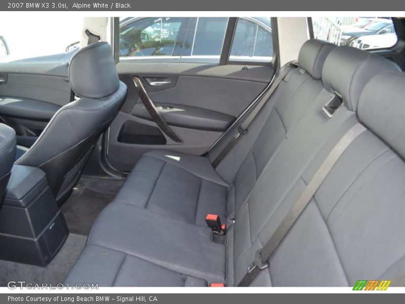 Alpine White / Black 2007 BMW X3 3.0si