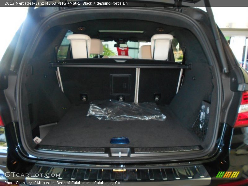  2013 ML 63 AMG 4Matic Trunk