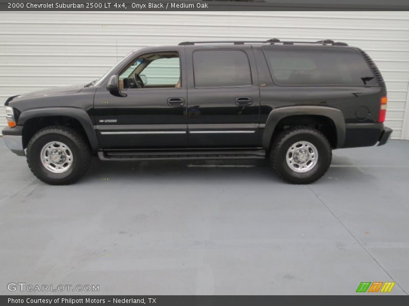 Onyx Black / Medium Oak 2000 Chevrolet Suburban 2500 LT 4x4