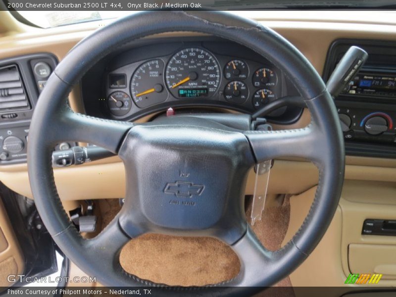Onyx Black / Medium Oak 2000 Chevrolet Suburban 2500 LT 4x4