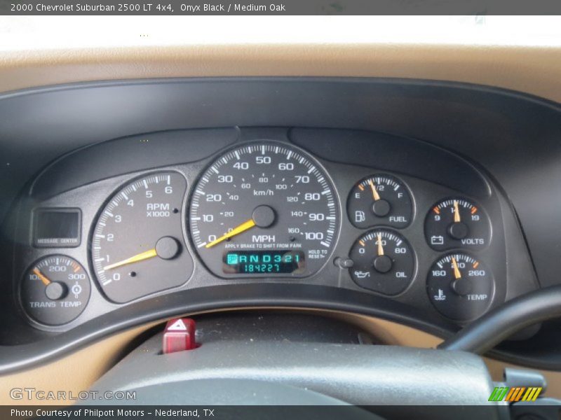  2000 Suburban 2500 LT 4x4 2500 LT 4x4 Gauges