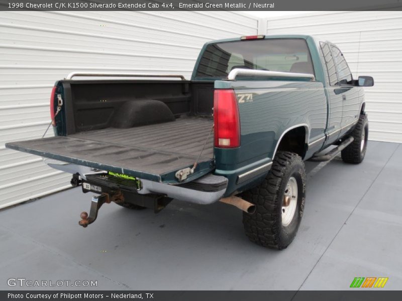 Emerald Green Metallic / Neutral 1998 Chevrolet C/K K1500 Silverado Extended Cab 4x4
