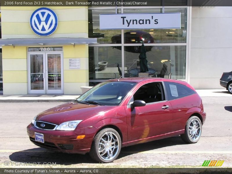 Dark Toreador Red Metallic / Charcoal/Charcoal 2006 Ford Focus ZX3 S Hatchback