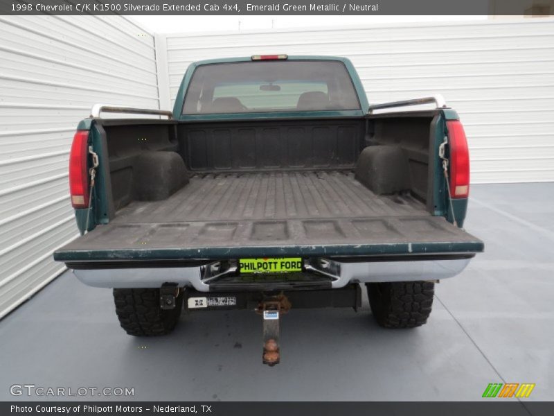 Emerald Green Metallic / Neutral 1998 Chevrolet C/K K1500 Silverado Extended Cab 4x4