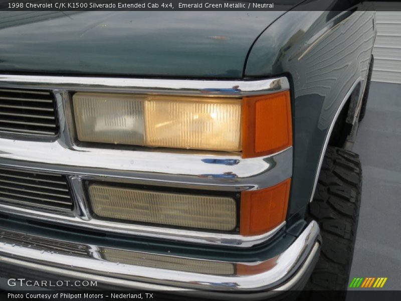 Emerald Green Metallic / Neutral 1998 Chevrolet C/K K1500 Silverado Extended Cab 4x4