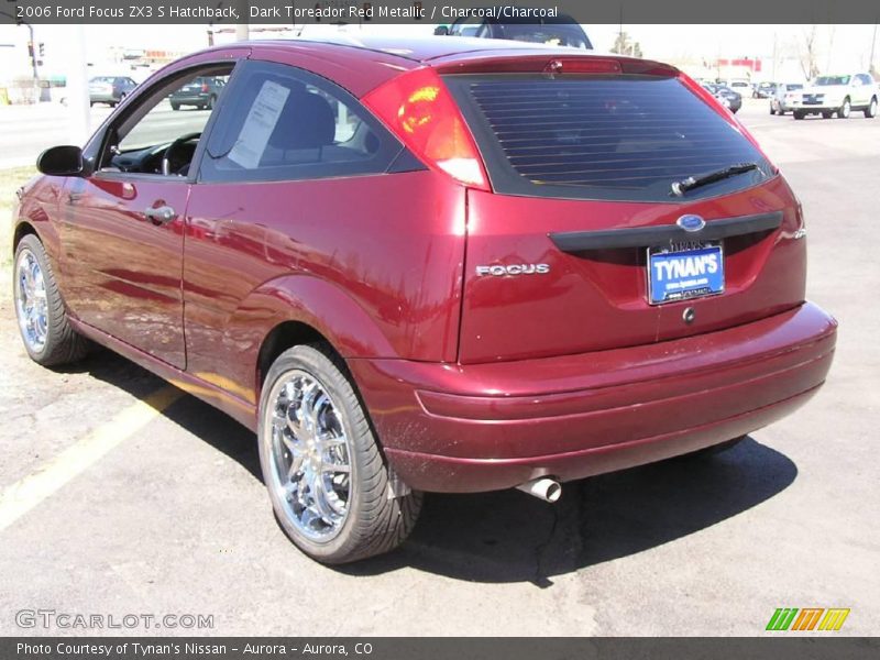 Dark Toreador Red Metallic / Charcoal/Charcoal 2006 Ford Focus ZX3 S Hatchback