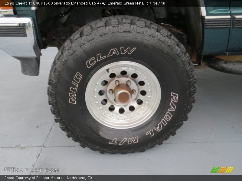Emerald Green Metallic / Neutral 1998 Chevrolet C/K K1500 Silverado Extended Cab 4x4