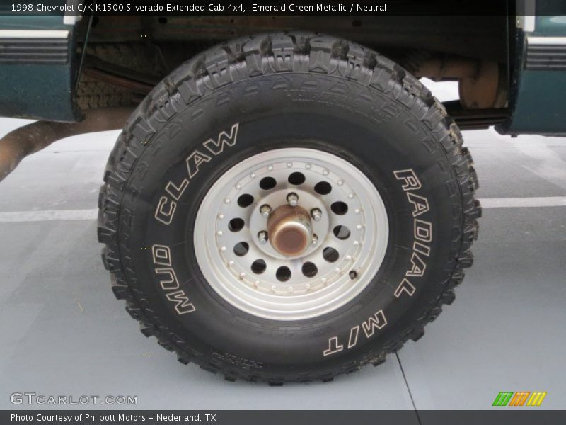 Emerald Green Metallic / Neutral 1998 Chevrolet C/K K1500 Silverado Extended Cab 4x4
