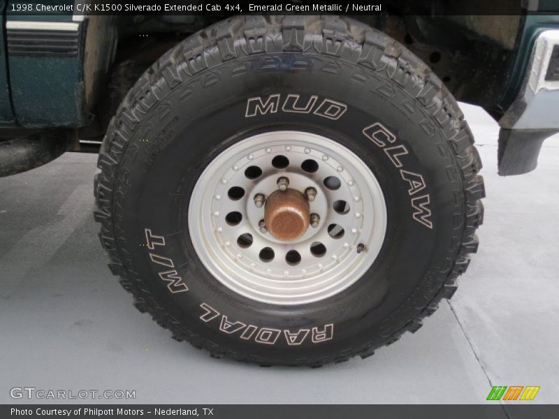 Emerald Green Metallic / Neutral 1998 Chevrolet C/K K1500 Silverado Extended Cab 4x4