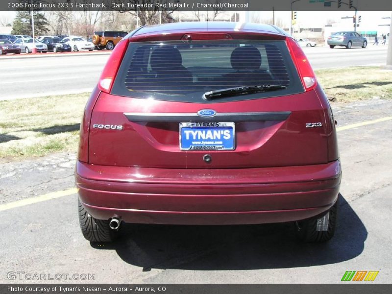 Dark Toreador Red Metallic / Charcoal/Charcoal 2006 Ford Focus ZX3 S Hatchback