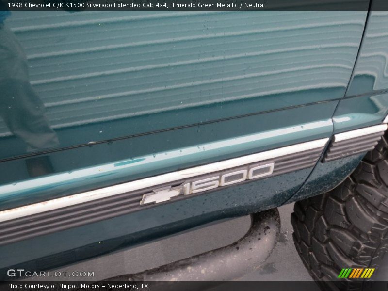 Emerald Green Metallic / Neutral 1998 Chevrolet C/K K1500 Silverado Extended Cab 4x4
