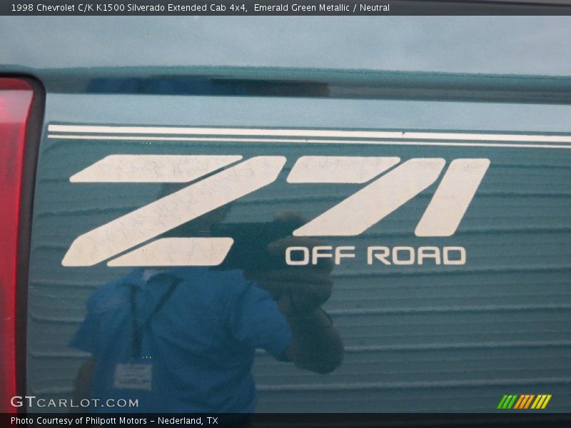 Emerald Green Metallic / Neutral 1998 Chevrolet C/K K1500 Silverado Extended Cab 4x4