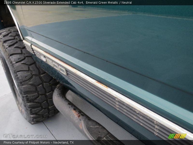 Emerald Green Metallic / Neutral 1998 Chevrolet C/K K1500 Silverado Extended Cab 4x4