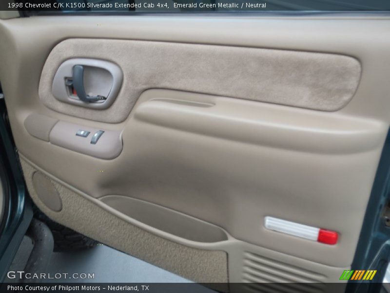 Emerald Green Metallic / Neutral 1998 Chevrolet C/K K1500 Silverado Extended Cab 4x4