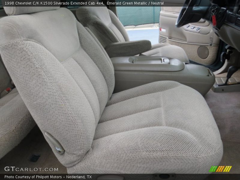 Emerald Green Metallic / Neutral 1998 Chevrolet C/K K1500 Silverado Extended Cab 4x4