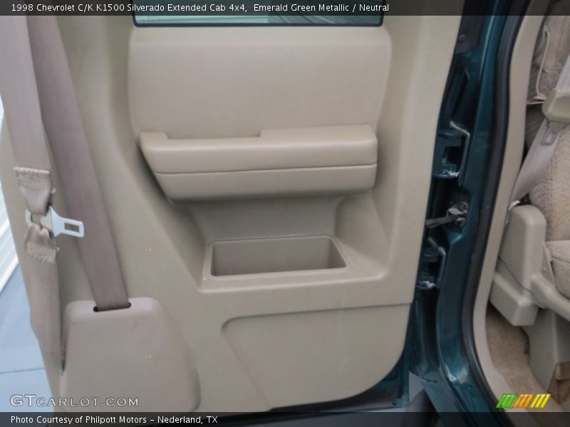Emerald Green Metallic / Neutral 1998 Chevrolet C/K K1500 Silverado Extended Cab 4x4