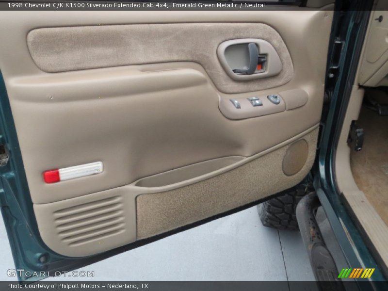 Emerald Green Metallic / Neutral 1998 Chevrolet C/K K1500 Silverado Extended Cab 4x4