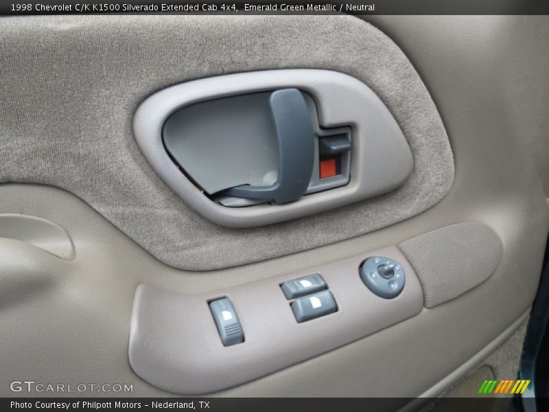 Emerald Green Metallic / Neutral 1998 Chevrolet C/K K1500 Silverado Extended Cab 4x4