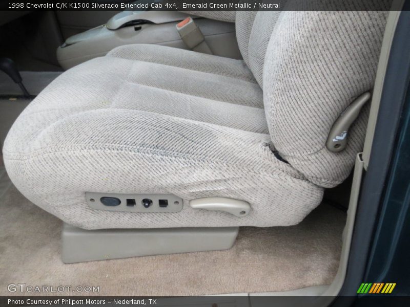 Emerald Green Metallic / Neutral 1998 Chevrolet C/K K1500 Silverado Extended Cab 4x4