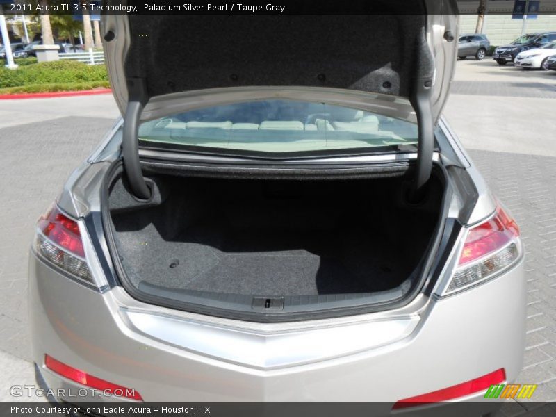 Paladium Silver Pearl / Taupe Gray 2011 Acura TL 3.5 Technology