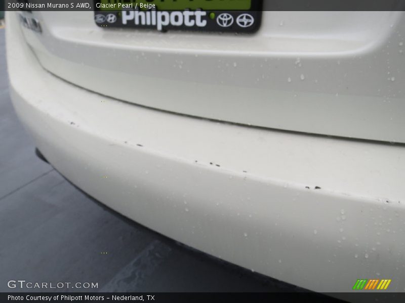 Glacier Pearl / Beige 2009 Nissan Murano S AWD