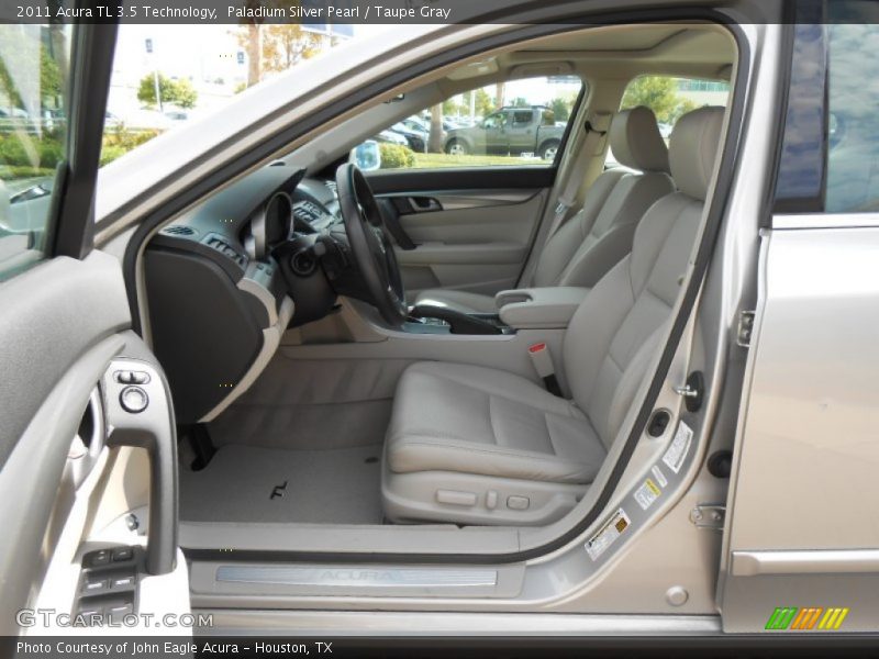 Paladium Silver Pearl / Taupe Gray 2011 Acura TL 3.5 Technology