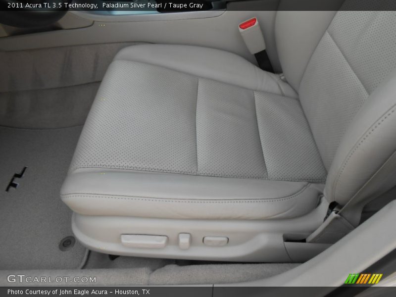Paladium Silver Pearl / Taupe Gray 2011 Acura TL 3.5 Technology