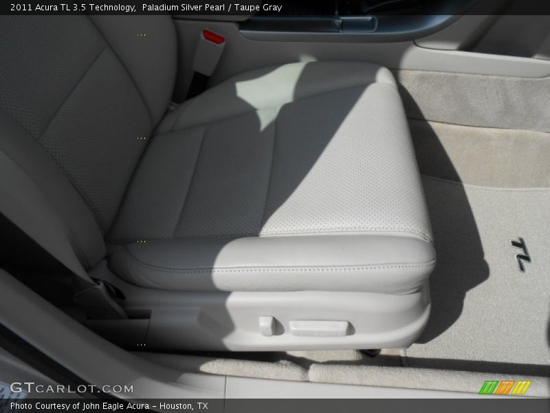 Paladium Silver Pearl / Taupe Gray 2011 Acura TL 3.5 Technology