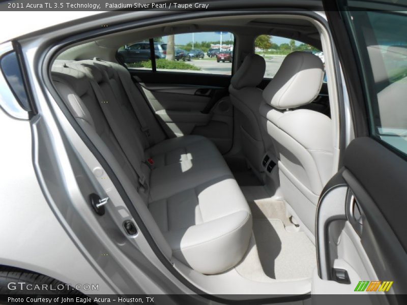 Paladium Silver Pearl / Taupe Gray 2011 Acura TL 3.5 Technology