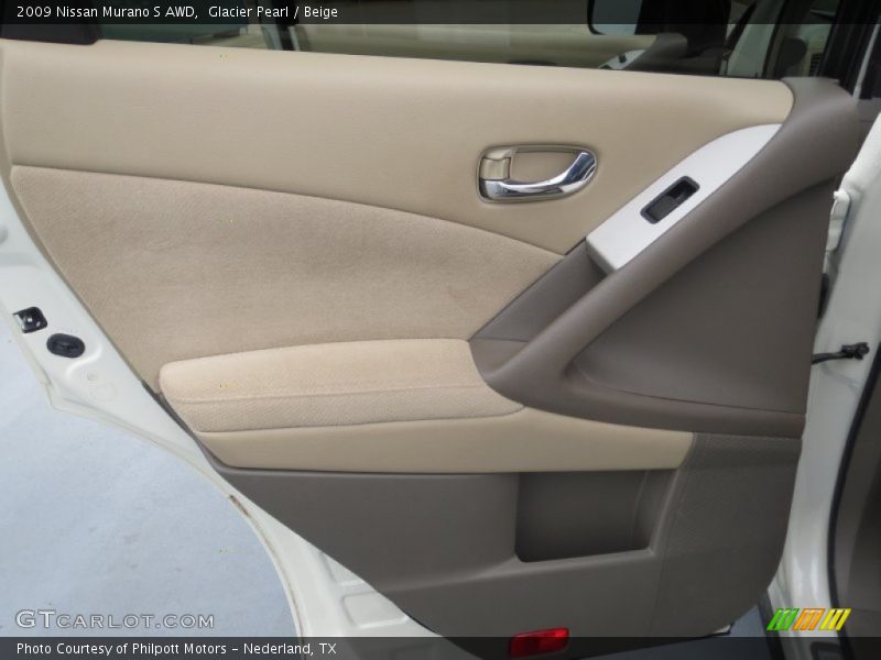 Glacier Pearl / Beige 2009 Nissan Murano S AWD